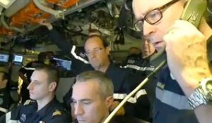 Visite d’un sous-marin: François Hollande réaffirme son attachement à la dissuasion nucléaire