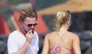 Leonardo DiCaprio à Hawaï avec Erin Heatherton