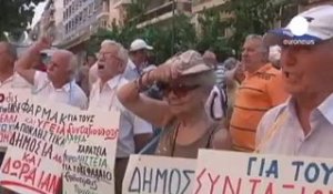 Les retraités grecs sont à bout