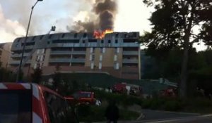 Canteleu : incendie dans un immeuble