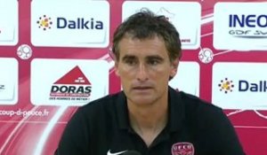 DFCO 1-0 EAG, O. Dall'Oglio en conférence de presse