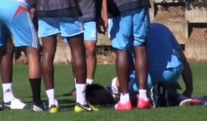 Valbuena se blesse à l'entraînement