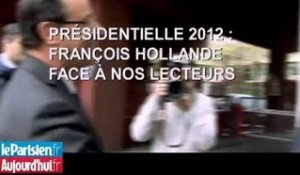 Pésidentielle 2012 : François Hollande face à nos lecteurs