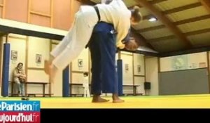 Leçon de judo avec Audrey Tcheuméo