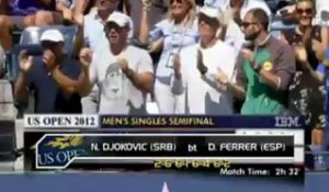 US Open, Demi-finale - Djokovic sans trembler