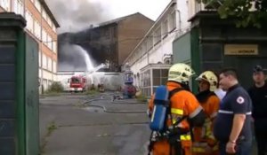 Important incendie dans une boulangerie industrielle à Molenbeek