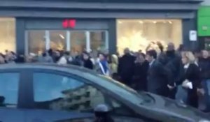 Manifestation violente à la Porte de Namur