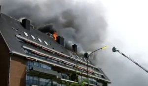 Incendie à Saint-Ghislain
