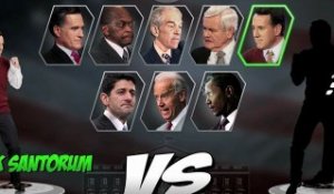 Political Kombat '12 : Romney vs Santorum