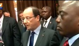 Hollande : "Il y a des progrès timides en RDC"