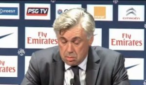 PSG - Ancelotti : "Pastore n'a pas été bon contre Marseille"