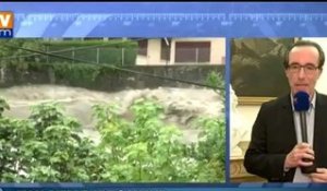 Le maire de Lourdes parle des inondations et des pèlerins évacués