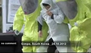 La Corée du Sud simule un attentat au gaz... - no comment