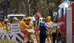 Australie : collision entre un train et un camion
