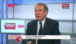 François Bayrou : « J’ai proposé une solution qui est la reconnaissance (…) d’une union qui ne porterait pas le nom de mariage (…). »