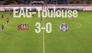 9e j D1F EAG-Toulouse 3-0, les buts