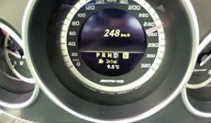 Top Speed : 0-253 km/h en Mercedes CLS 63 AMG