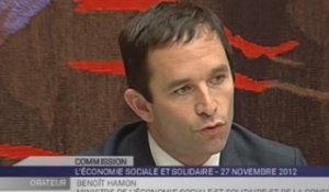 Travaux en commission : Audition de Benoit Hamon, Ministre de l'économie sociale et solidaire de la consommation
