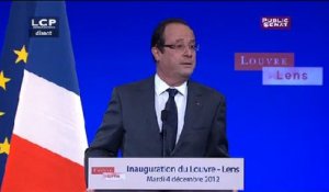 Évènements : François Hollande inaugure le Louvre-Lens