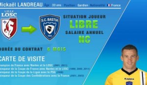 Officiel : Landreau débarque à Bastia
