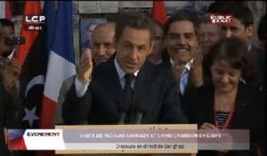 Évènements : Libye: discours de Nicolas Sarkozy et David Cameron à Benghazi