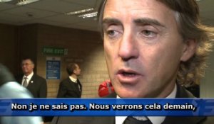 Roberto Mancini satisfait de la performance de Nasri