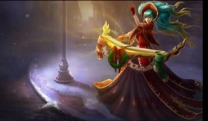 Top 10 des skins de Noël - Sona - League of Legends