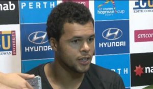 Hopman Cup - Tsonga: "Un bon signe pour Melbourne"