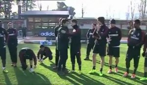 Adieu de Pato à ses coéquipiers du Milan AC
