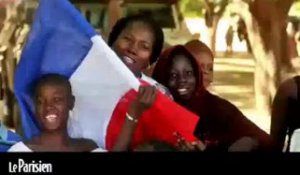 Avec les militaires français, accueillis en héros au Mali