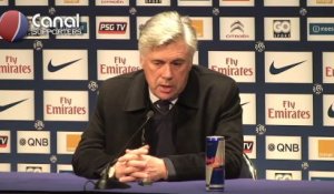 Conférence de presse de Carlo Ancelotti avant PSG-Lille