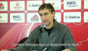 VooTV : Le Havre - DFCO, O. Dall'Oglio avant match (L2, J23, 01/02/2012)