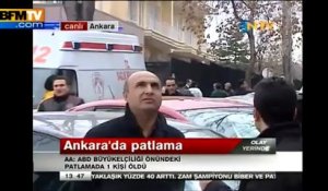 Explosion devant l'ambassade des Etats-Unis à Ankara, un mort - 1/02