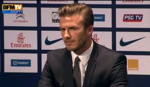 Beckham: "mon salaire ira à une association caritative" 31/01