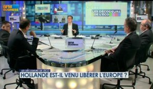 Hollande est-il venu libérer l’Europe ? - 5 février - BFM : Les décodeurs de l'éco 3/5
