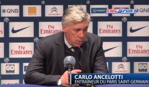 Ligue 1 / Les réactions de C. Ancelotti et F. Hantz après Paris SG - Bastia - 08/02