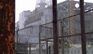 Tchernobyl: effondrement d'une partie d'un toit de la...