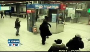 Violente agression au metro belge