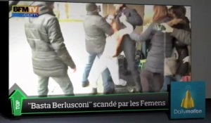 Top Média : Les Femen contre Berlusconi font un carton sur Twitter