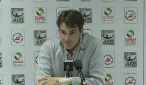 Dubaï - Federer explique son set perdu