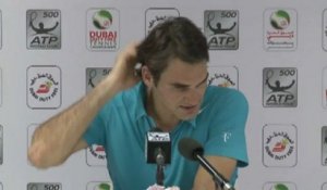 Dubai - Federer: ''Il ne faut plus que ça se reproduise''