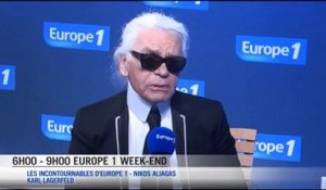 Lagerfeld: "Benoît XVI, c'était pas mon trip"