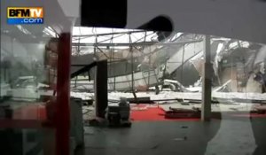 Neige: le toit du Parc des expositions à Caen s'effondre - 12/03