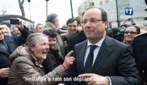 Hollande à Dijon, "un échec"
