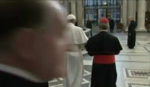 Première sortie du pape François dans une basilique de Rome