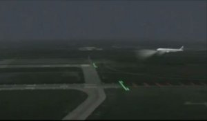 Un Airbus sort de piste à l'atterrissage à Lyon