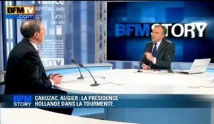 BFM STORY: Claude Guéant réagit aux affaires Augier et Cahuzac - 04/04