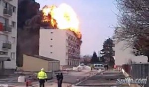 Explosion toit d'immeuble à Lunéville