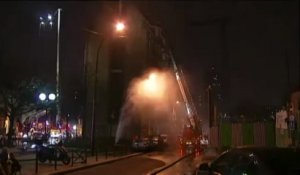Deux personnes sont gravement blessées dans un incendie à Paris