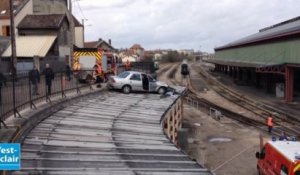 Troyes - Accident mortel sur le pont de la gare